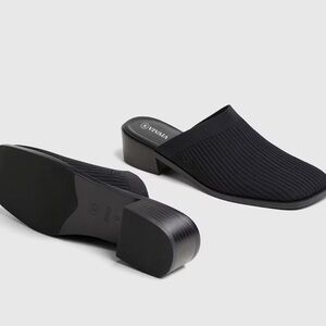 Vivaia Square-Toe Heeled Mules black size 36/6